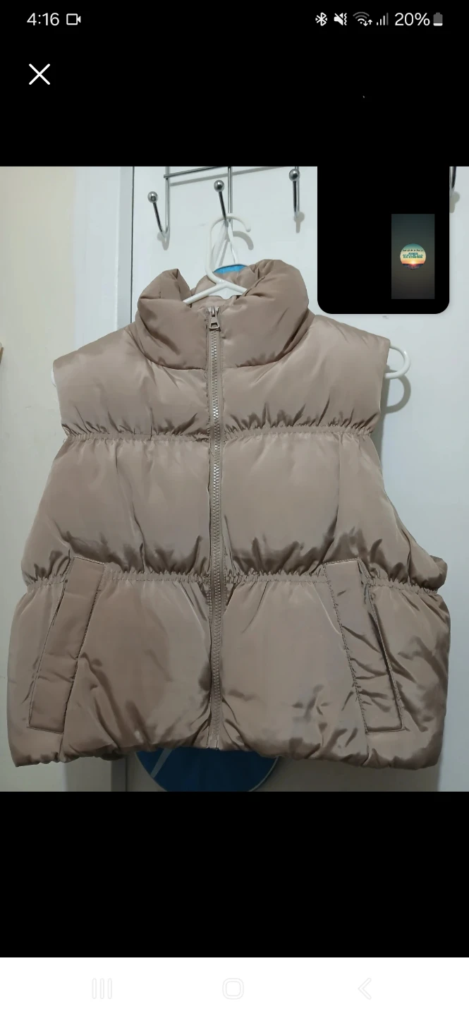 Puffer Jacket and Vest set  - Cream - M (10/11) - photo 4