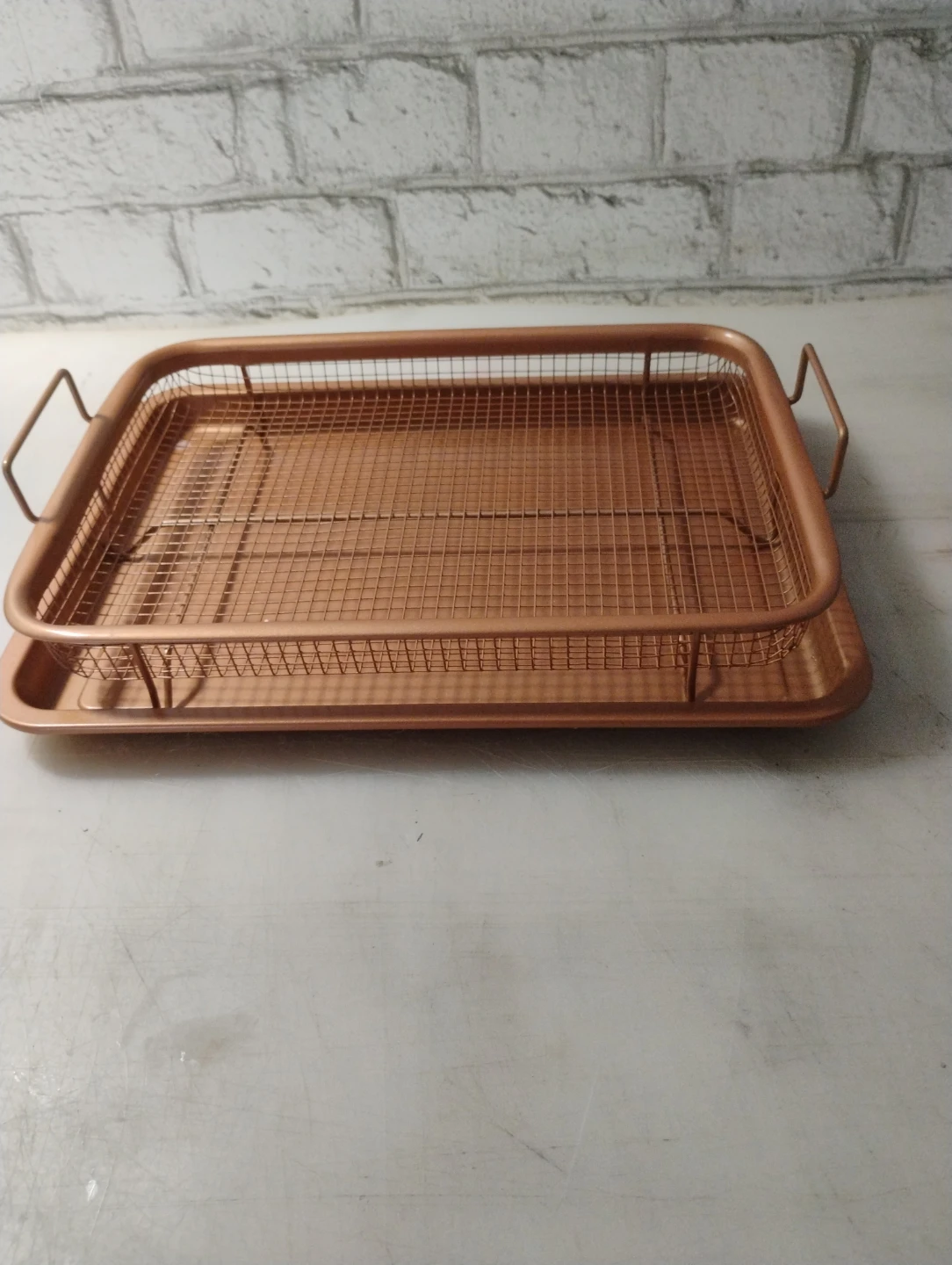 Copper Baking Sheet with Rack