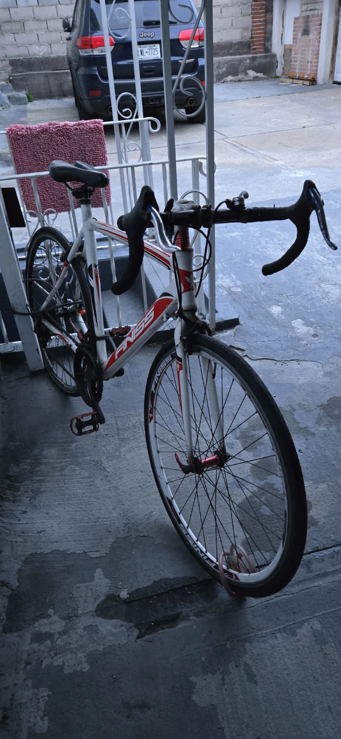 Alpine White Road Bike