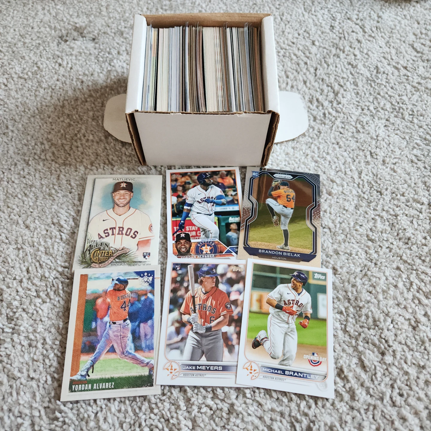 Houston Astros, 100 Baseball Cards Team lot