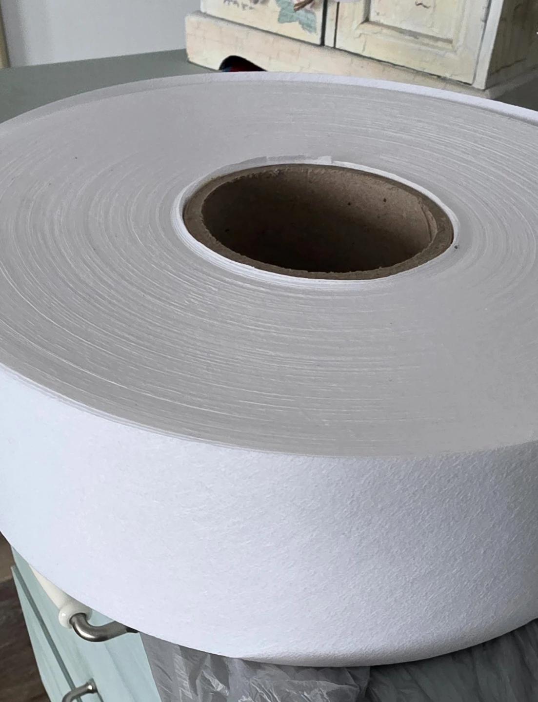 Cotton wax strip roll