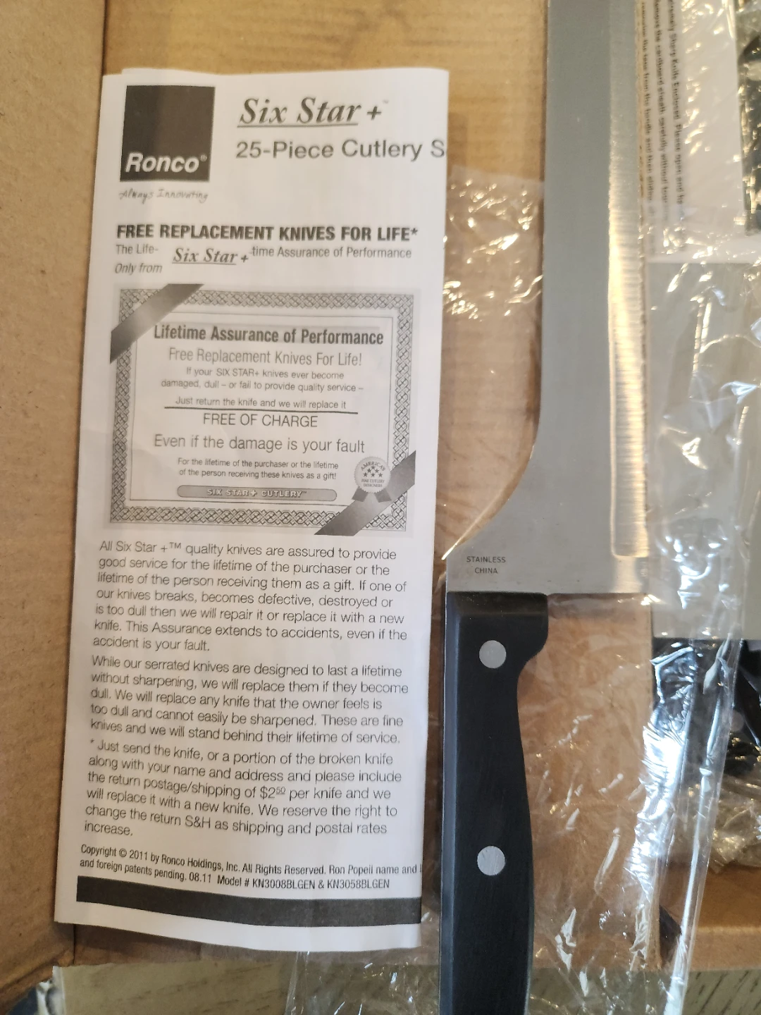 Ronco Six Star+ 25-Piece Cutlery Set
