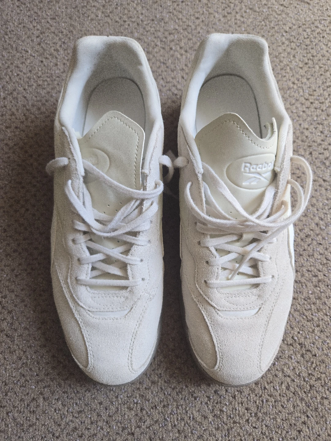 Reebok Unisex Cream Suede Sneakers - photo 2