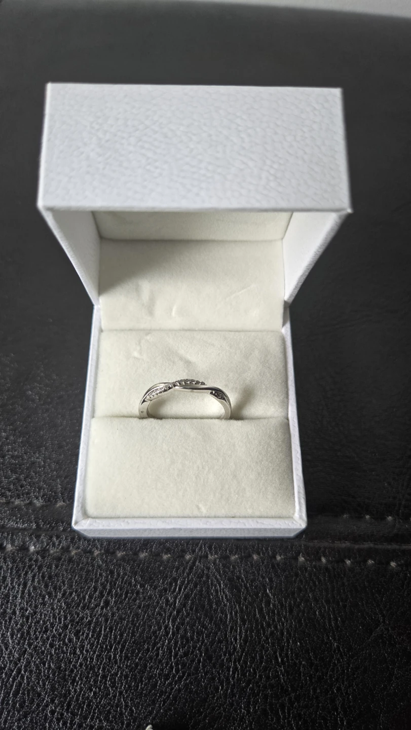 Size 6 Sterling Silver Wedding Set - photo 4