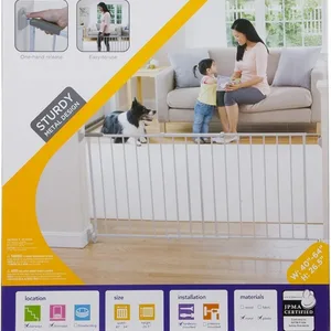 Safety 1st Wide & Sturdy Metal Sliding Gate