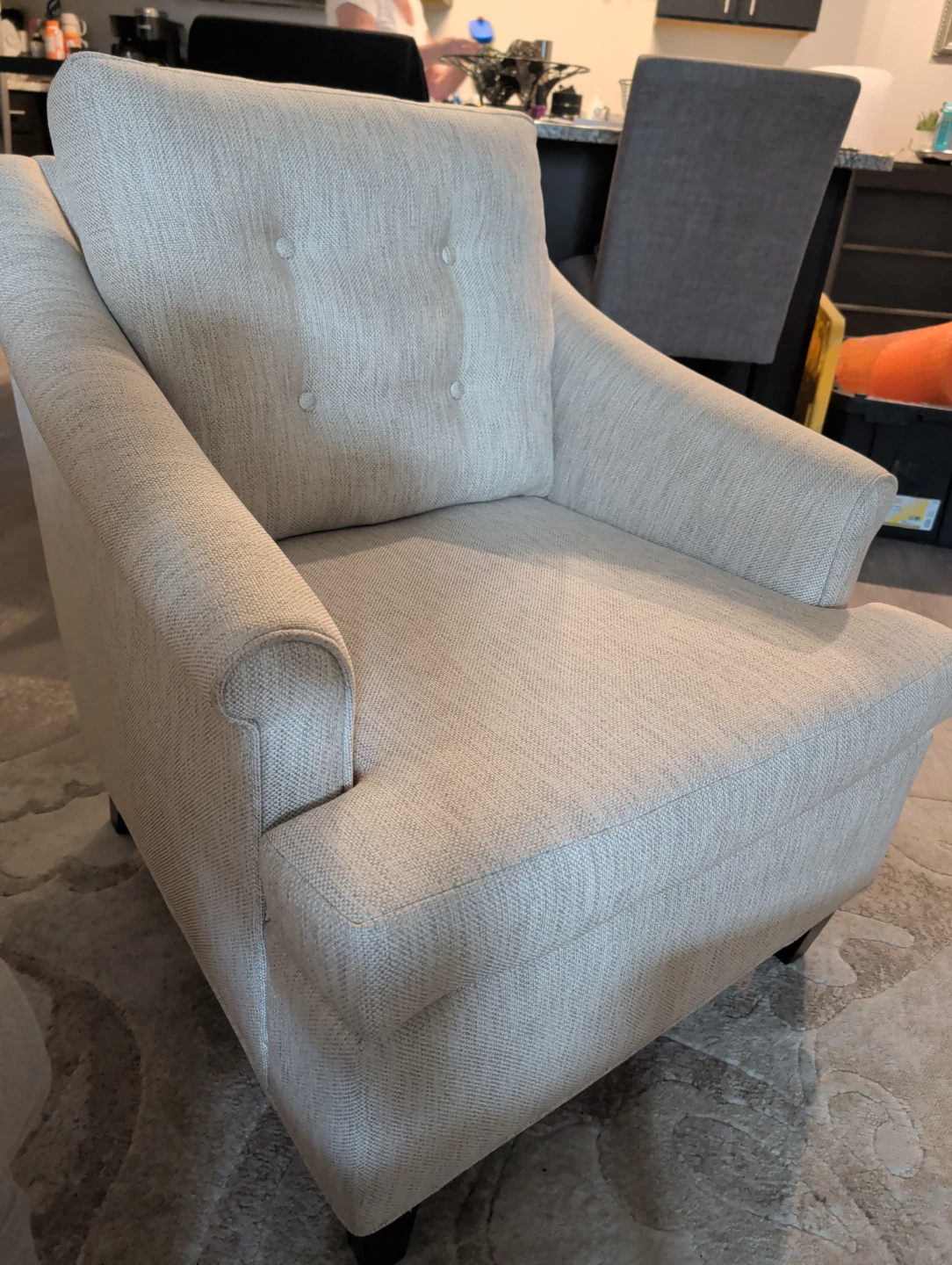 Beige Accent Chair - photo 2
