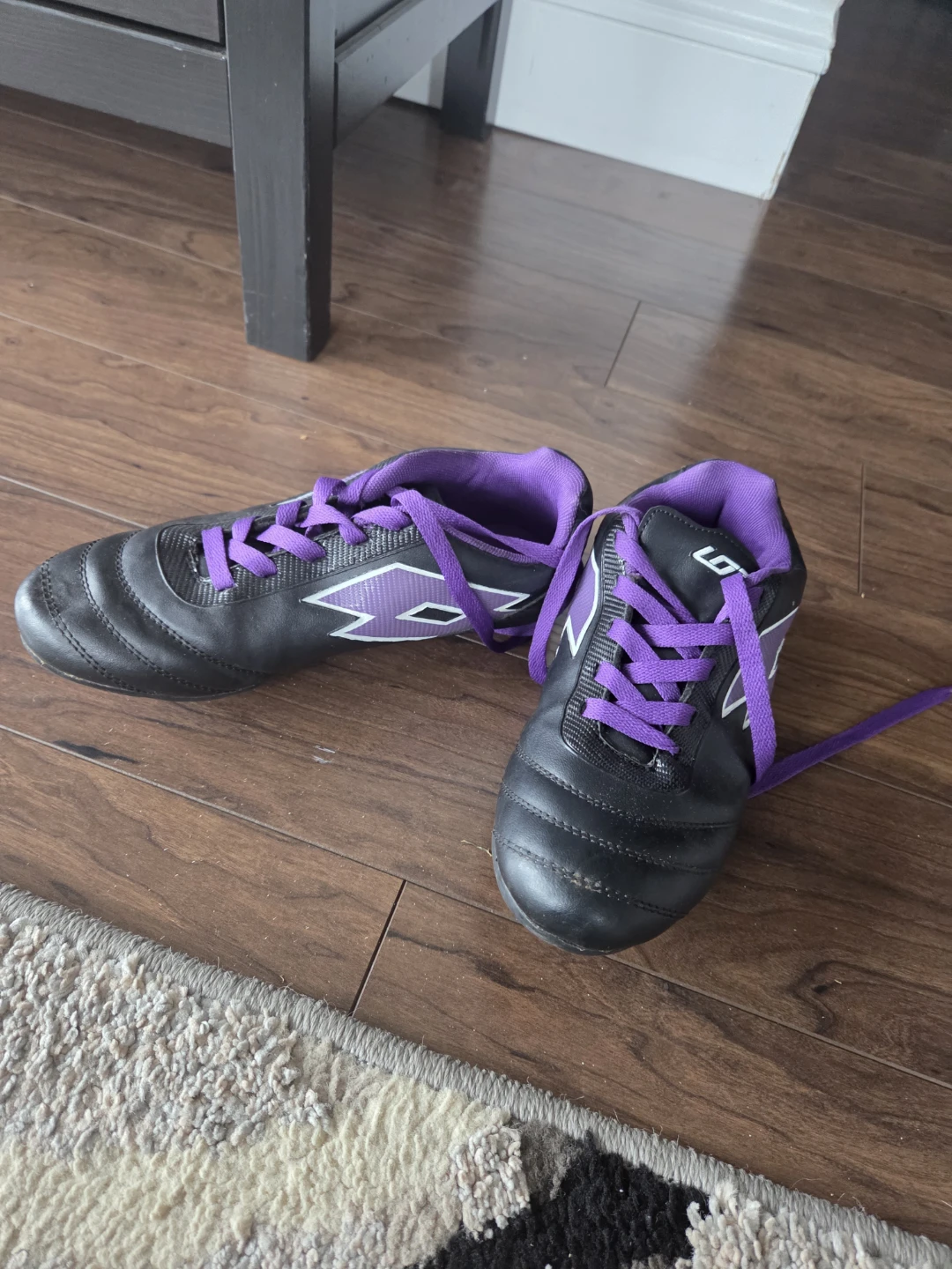 Lotto Soccer Cleats Black/Purple - photo 3