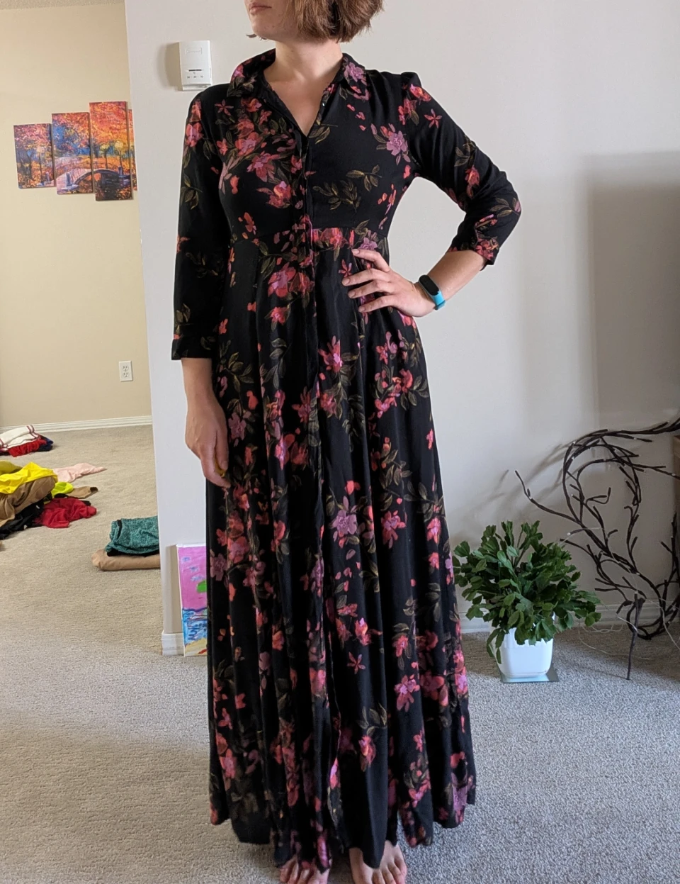 Zara Floral Maxi Dress