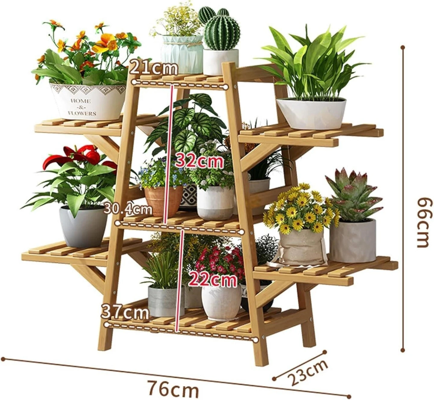 Bamboo Plant Stand