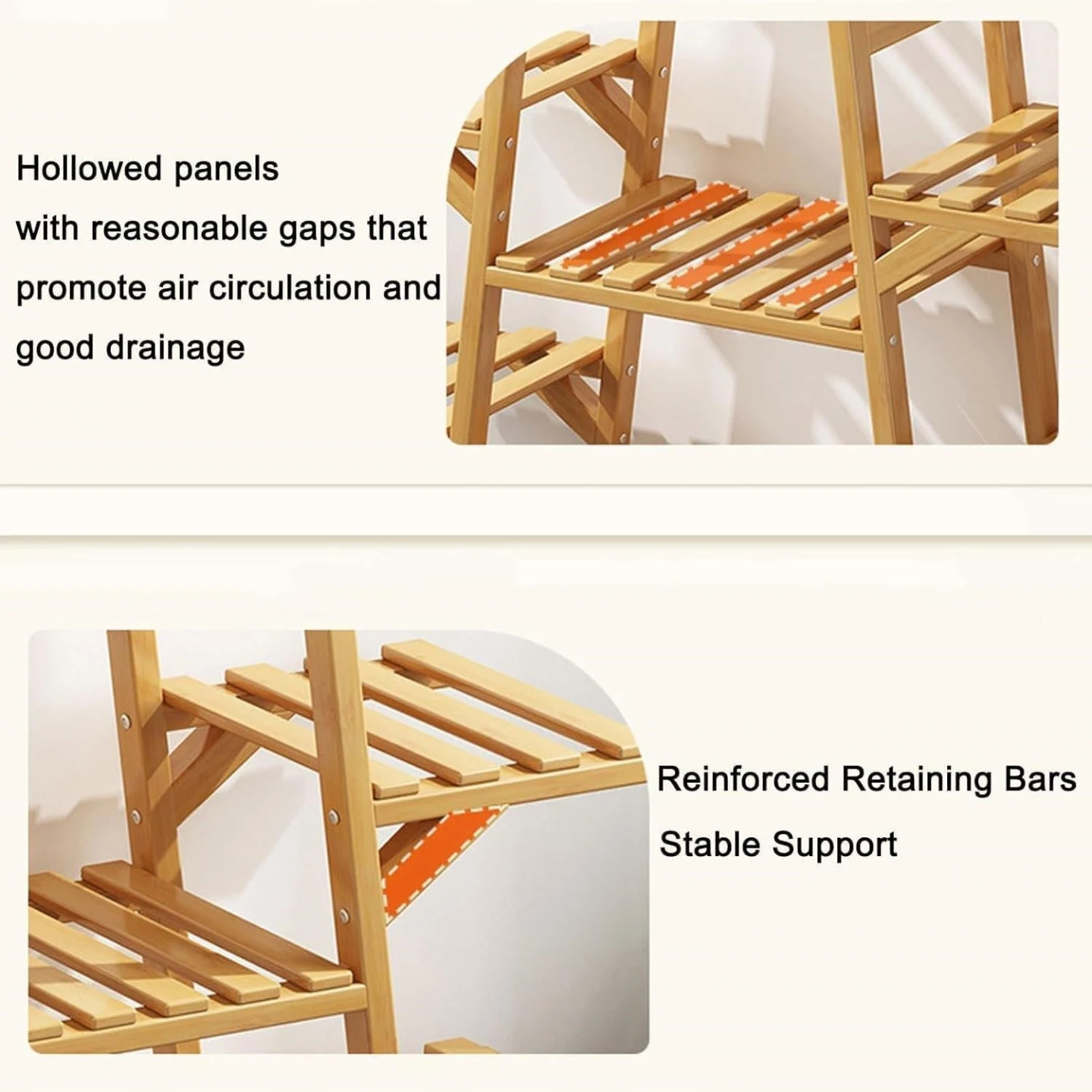 Bamboo Plant Stand - photo 3