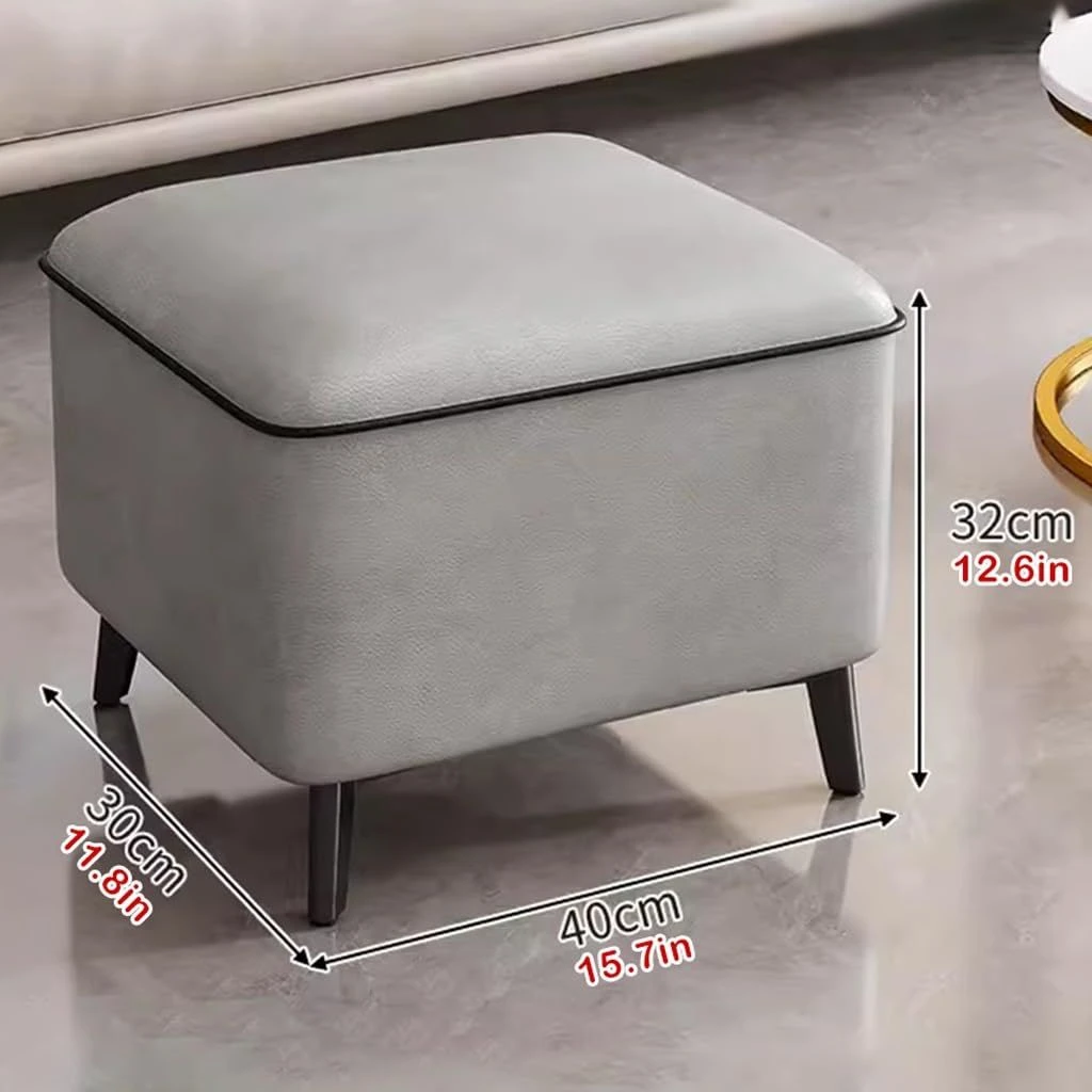 Grey Ottoman Footstool - Brand New - photo 2