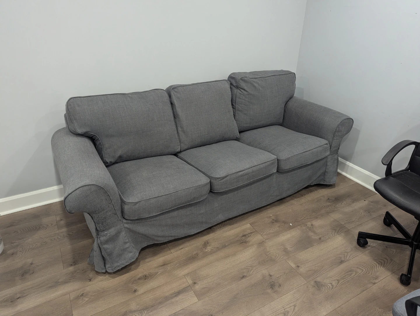 Grey 3-Seater IKEA Sofa