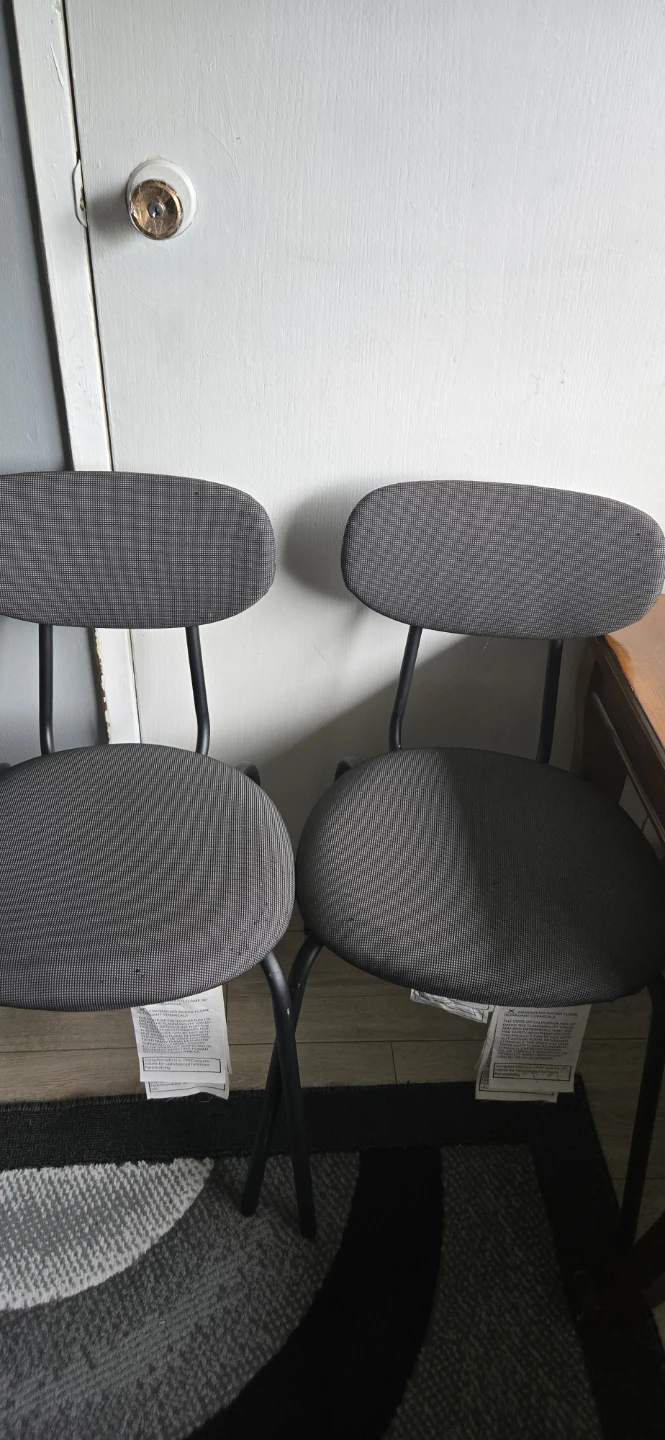Study table  and two small chairs
