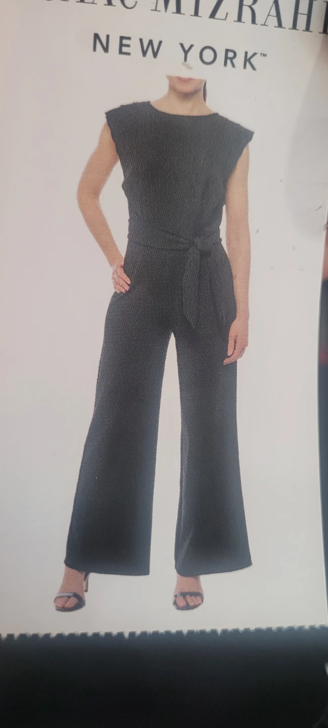Isaac Mizrahi New York Black Jumpsuit