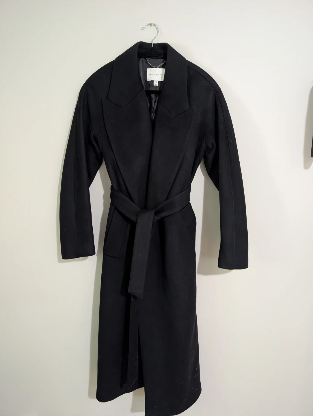 BALLI black wool coat