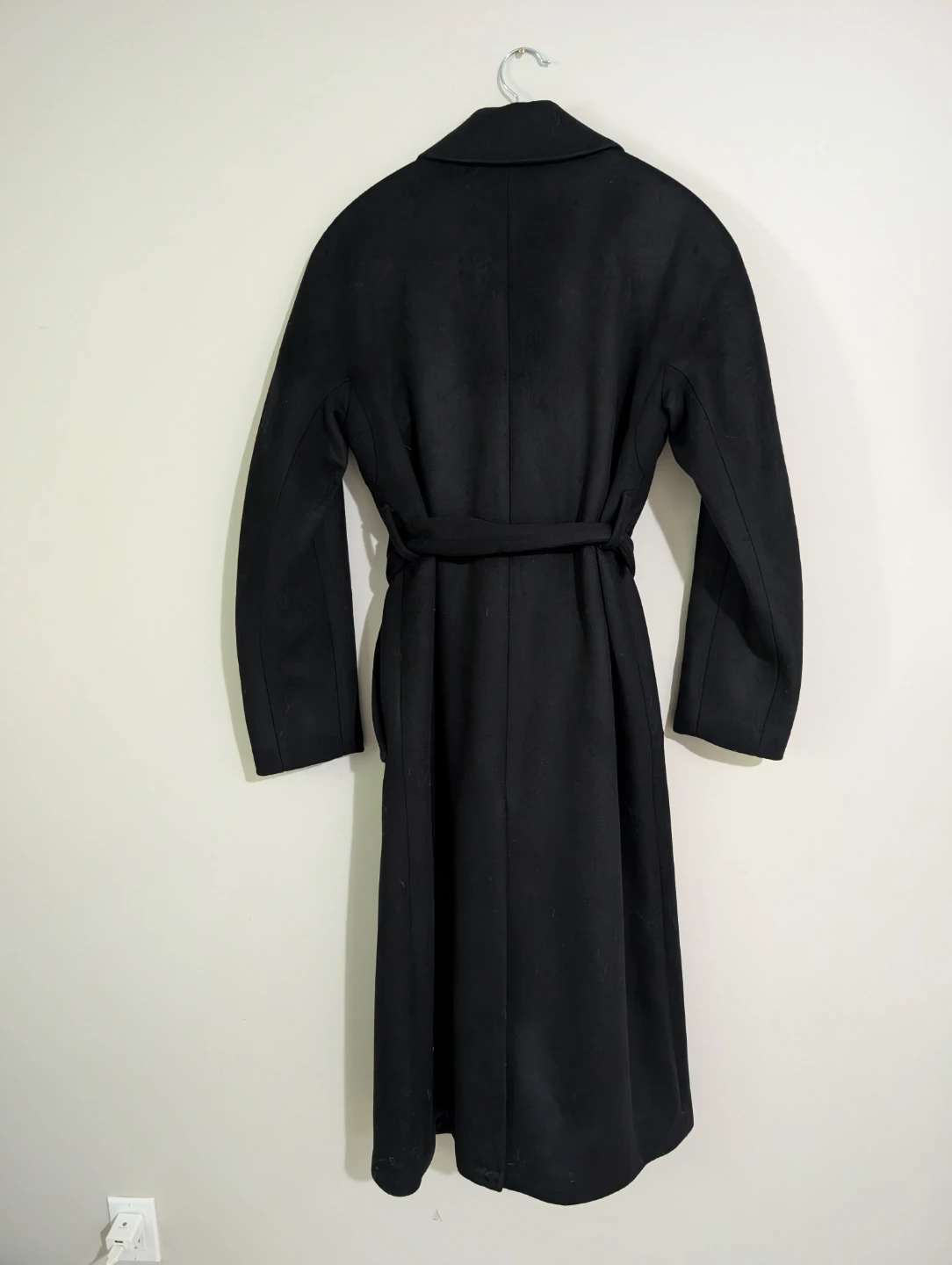 BALLI black wool coat - photo 2