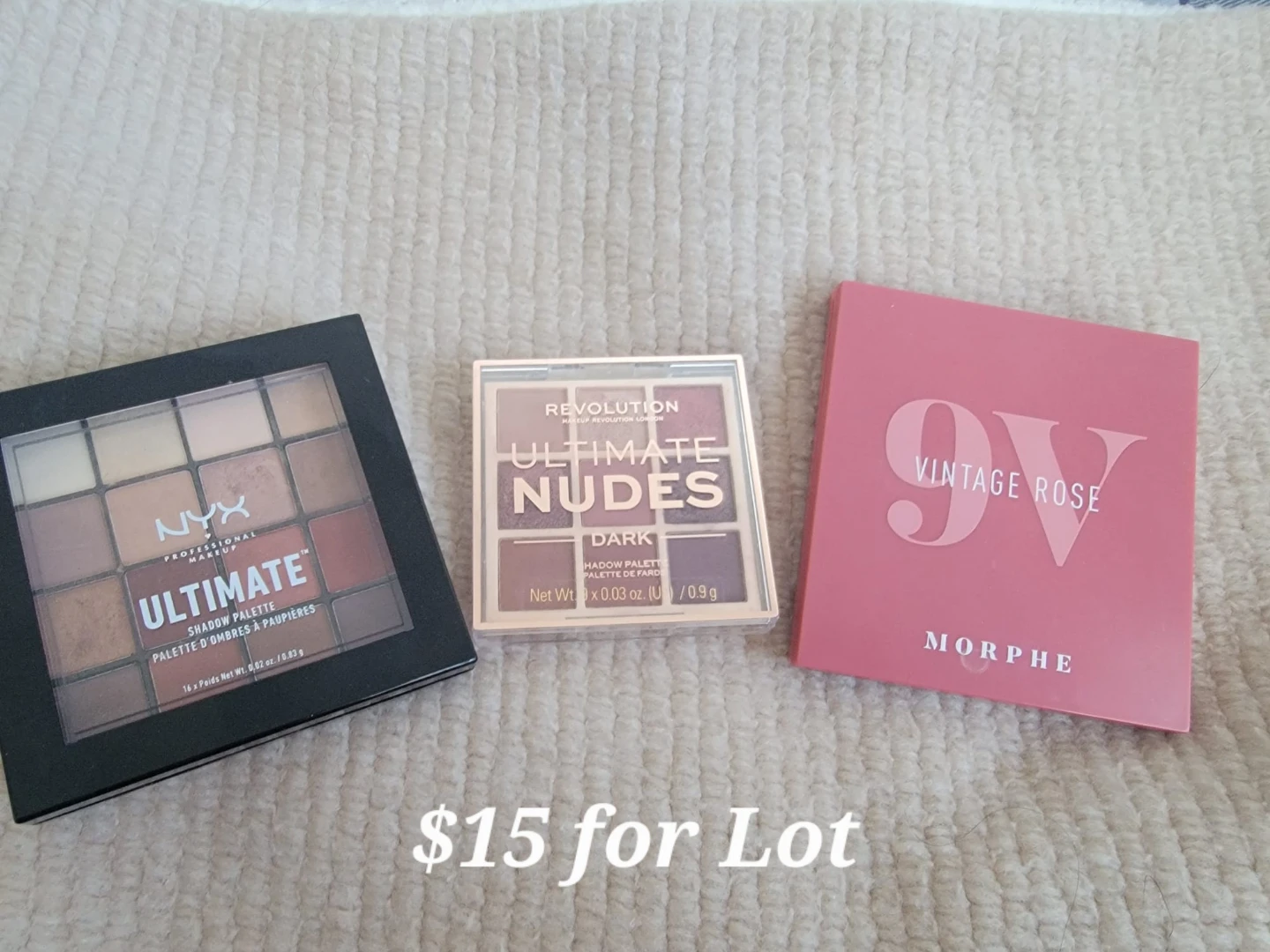 NYX, Revolution, Morphe Eyeshadow Lot