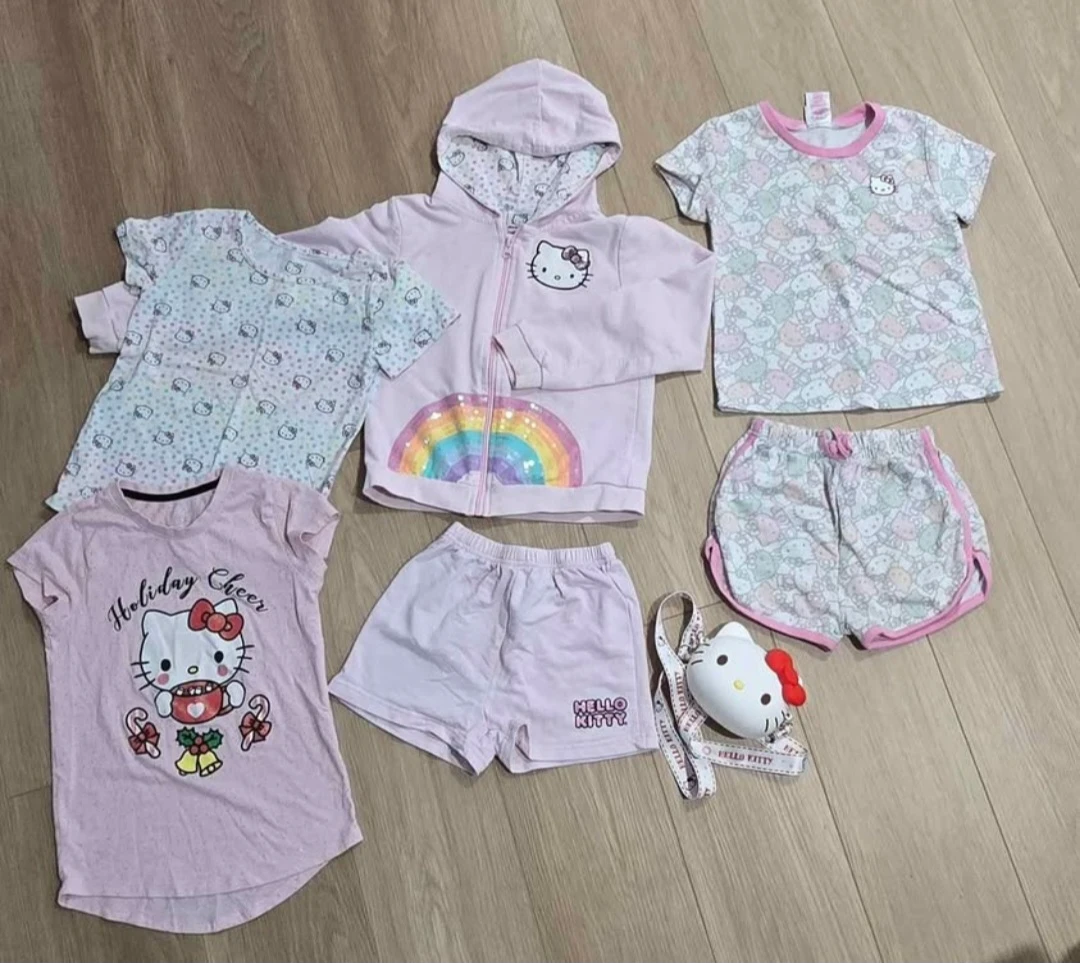 Hello Kitty Children's Clothing Bundle & Bag