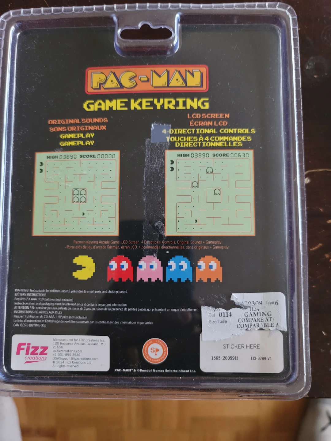 Pac-Man Game Keyring - photo 2