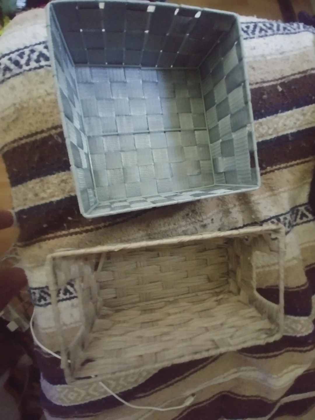 Storage wicker Baskets (Set of 2)