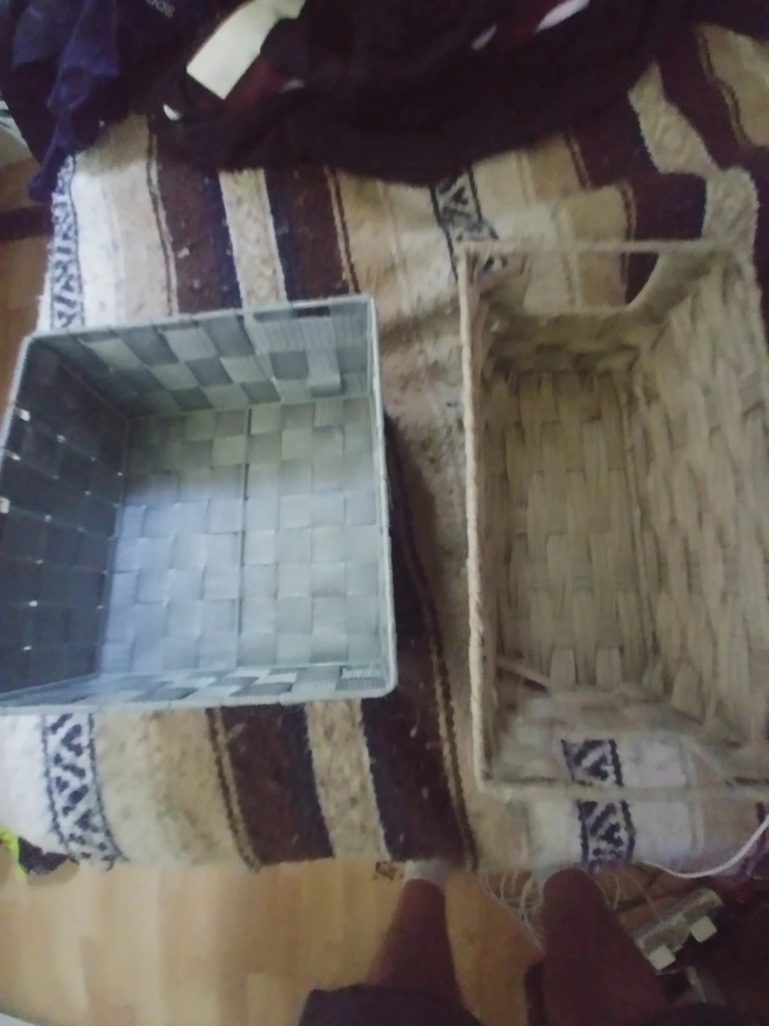 Storage wicker Baskets (Set of 2) - photo 2