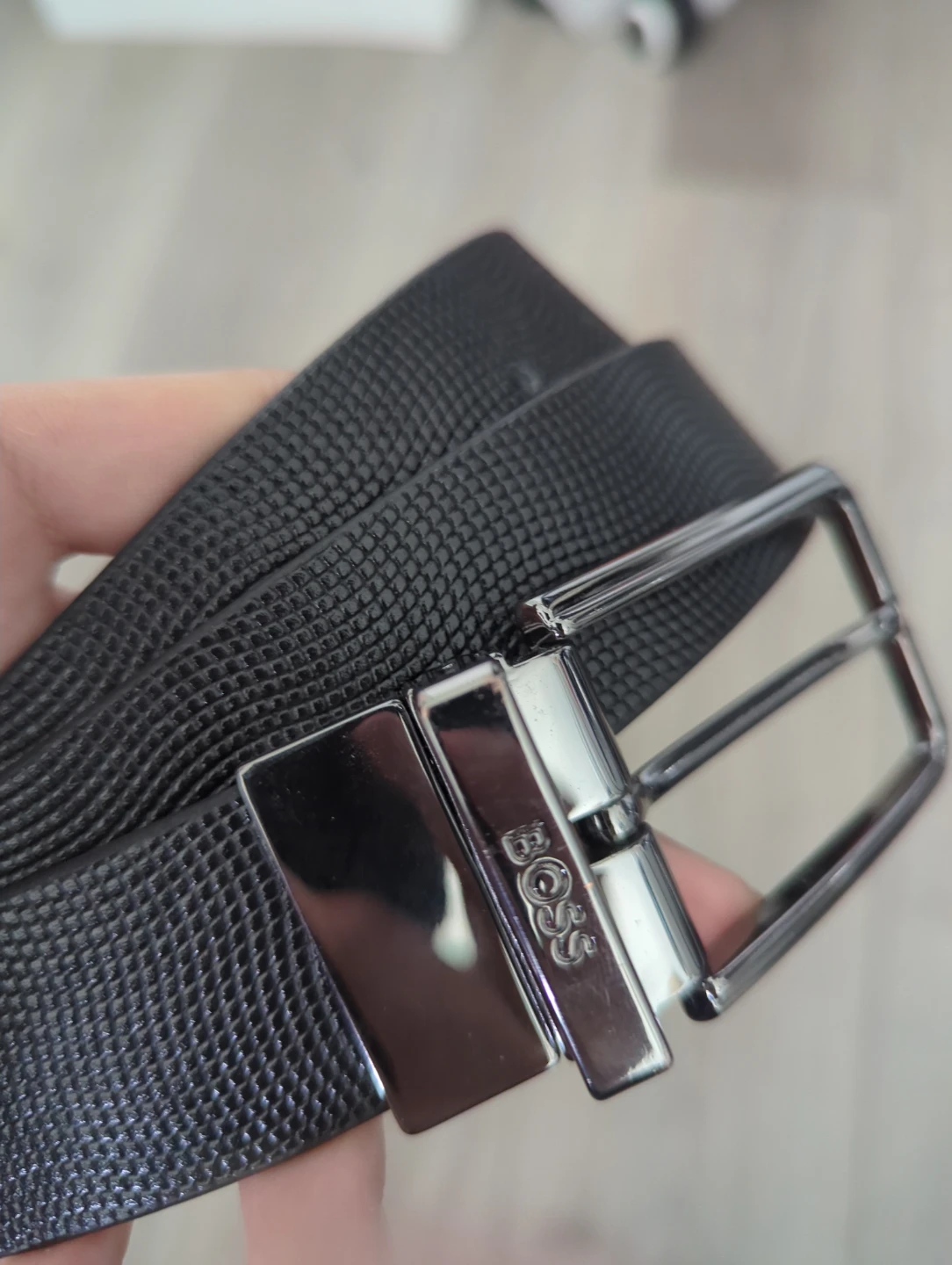 BOSS One Size Leather Belt