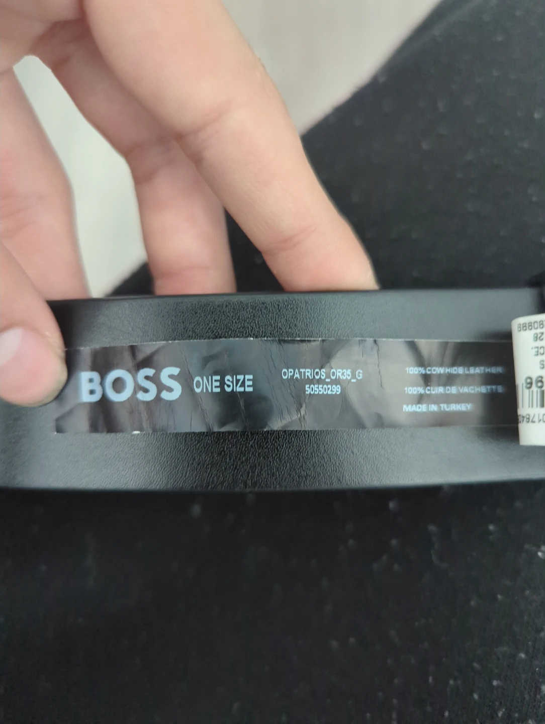 BOSS One Size Leather Belt - photo 2