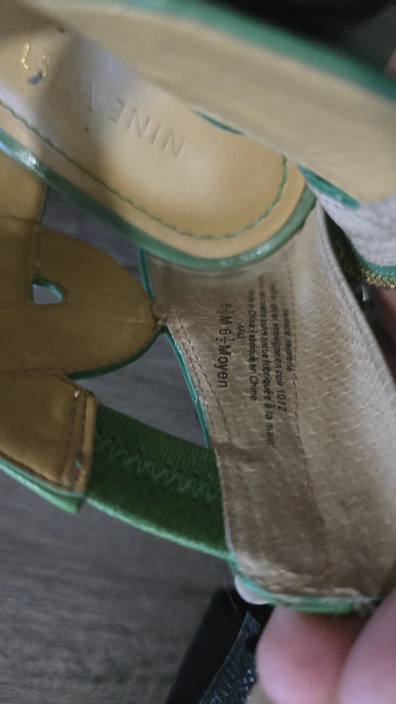 Vince Camuto Green Strappy Wedge women Heels - photo 4