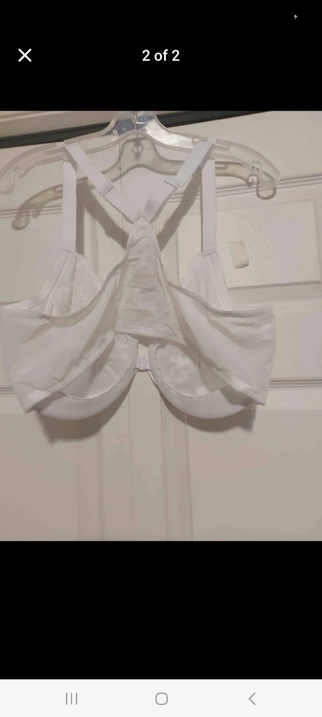 White Full Coverage Bra - photo 2
