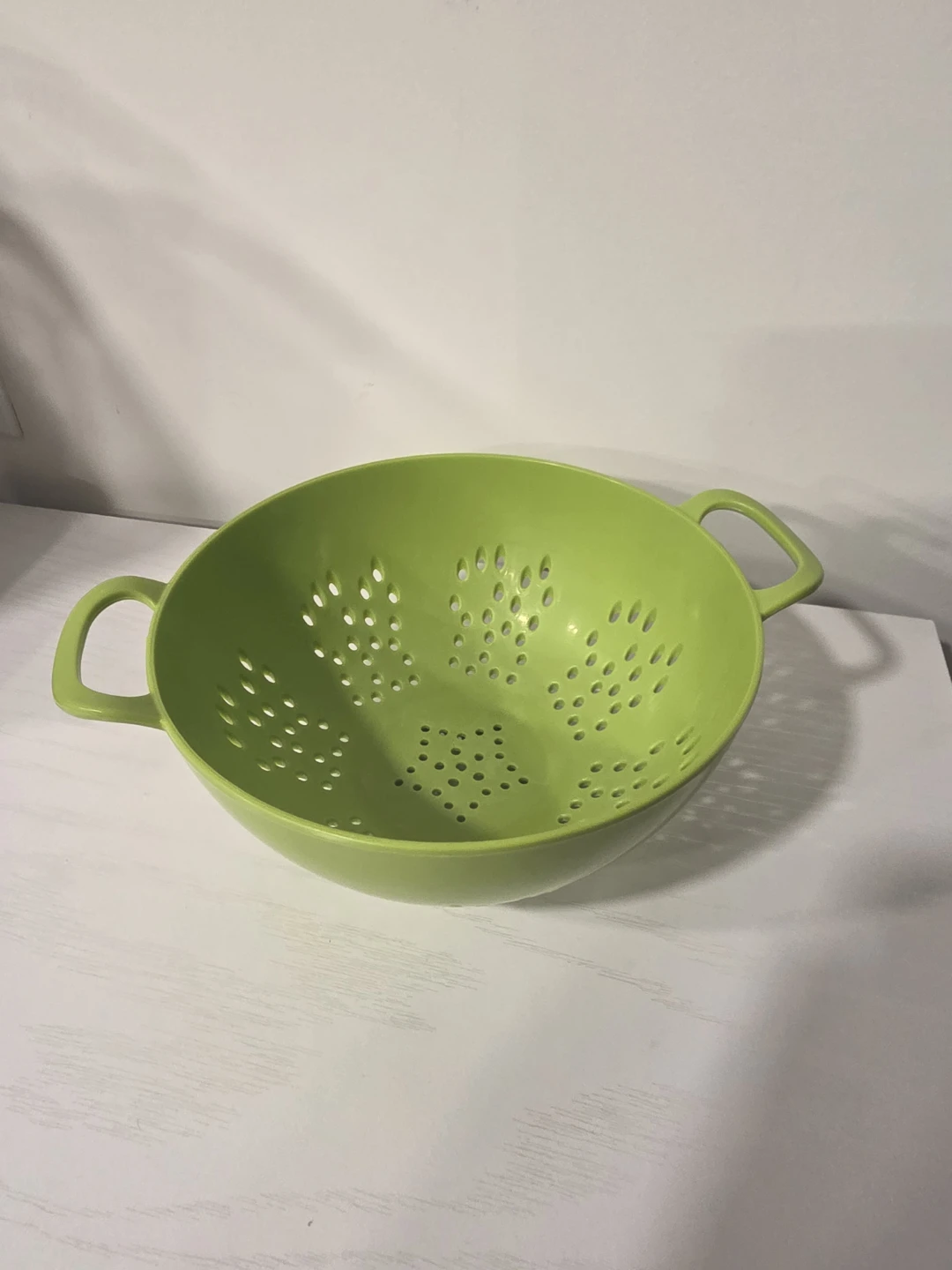Small Green Plastic Colander