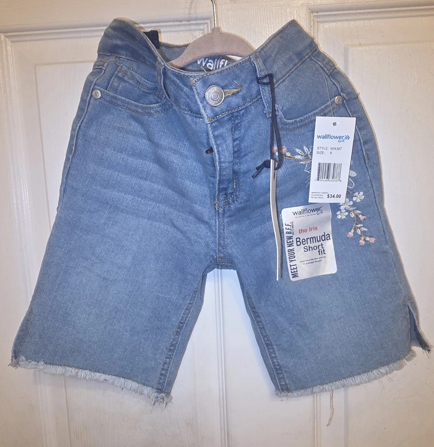 Wallflower The Iris Bermuda Shorts Size 8