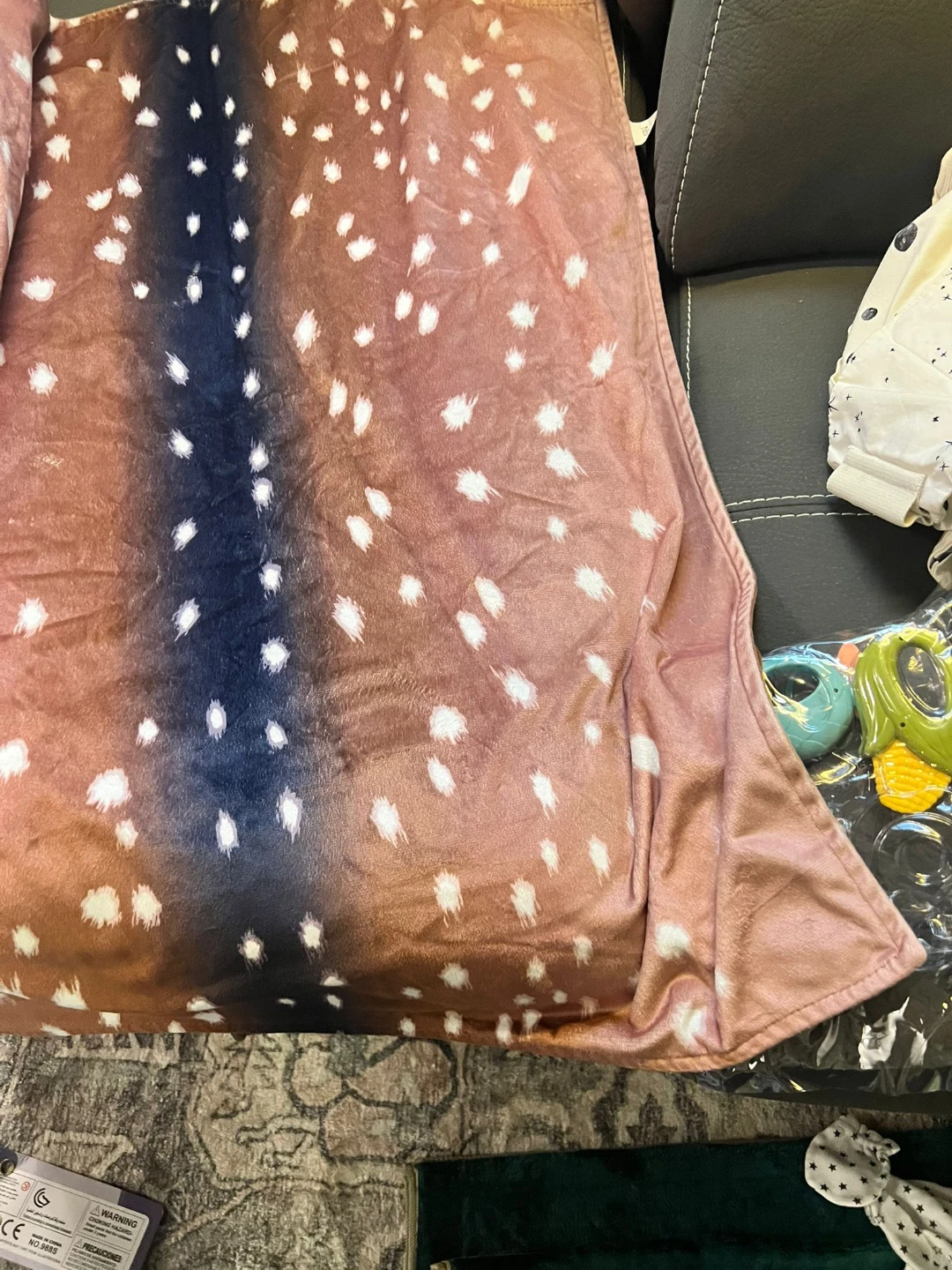 Fawn Print Blanket