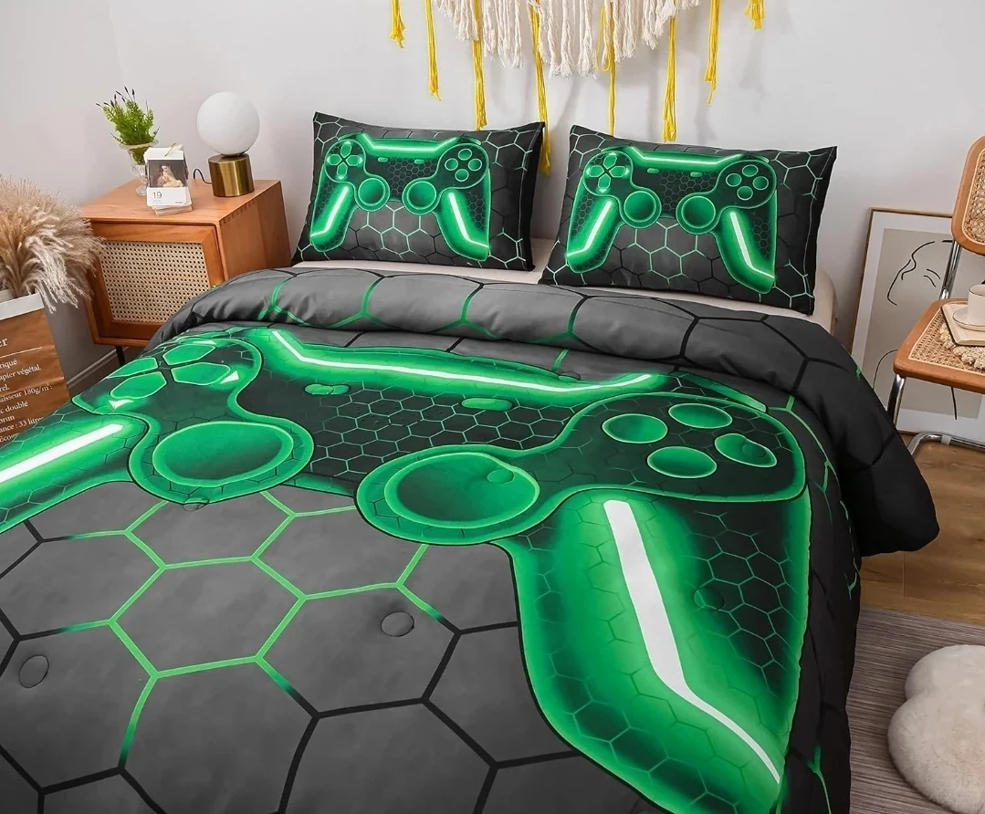 NTBED Game Console Comforter Set Twin Green - photo 2