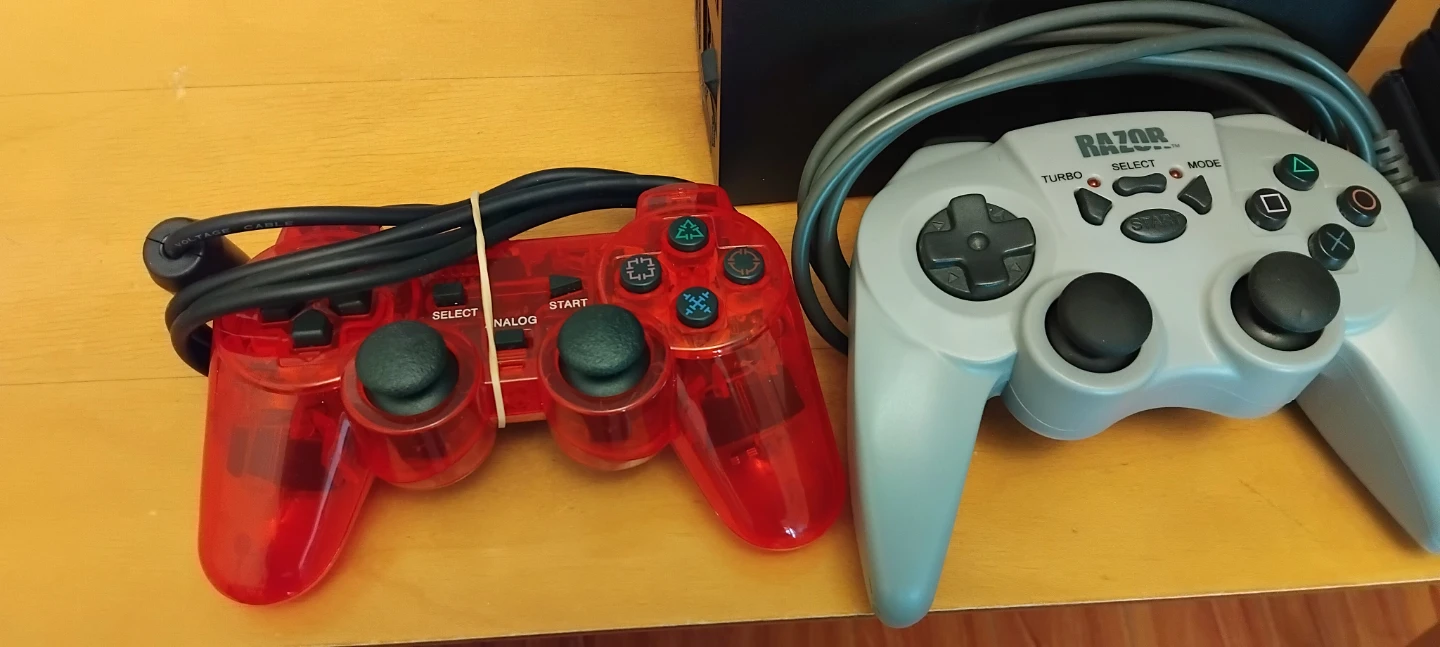 Sony PlayStation 2 Console with Games and Controllers - photo 3