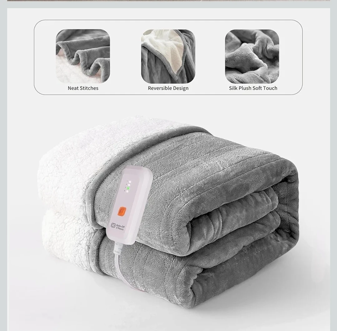 NEW GOTCOZY Electric Heated Blanket 50"x60"