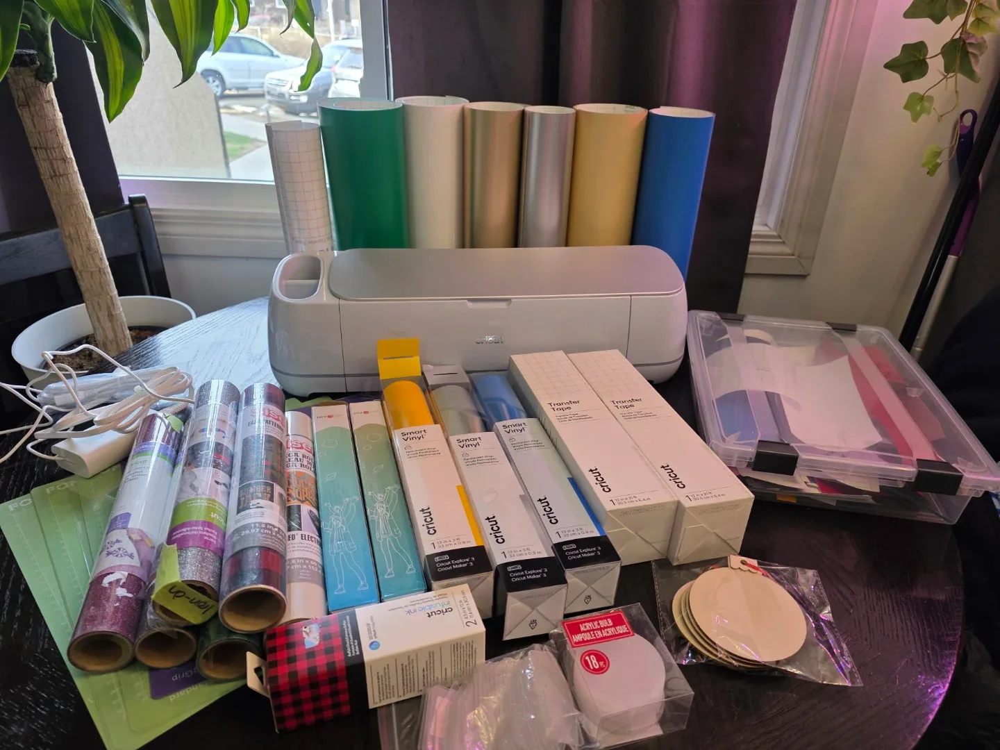 Cricut Maker 3 with Vinyl, Transfer Tape & Tools