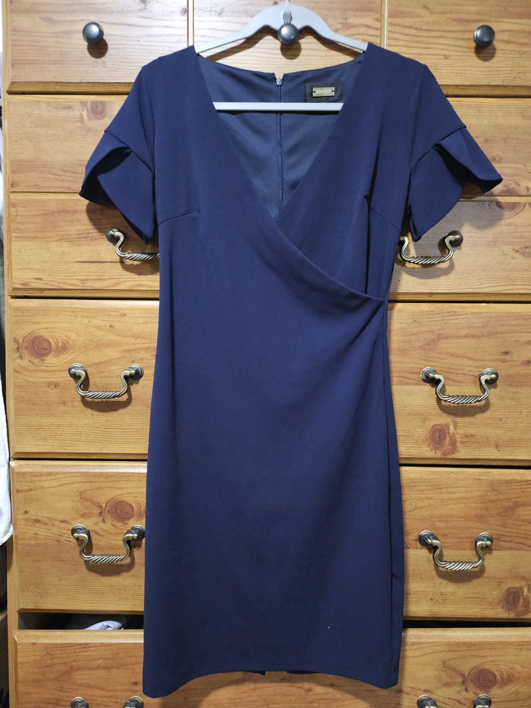 Alexia Admor Navy Blue Wrap Dress - photo 2