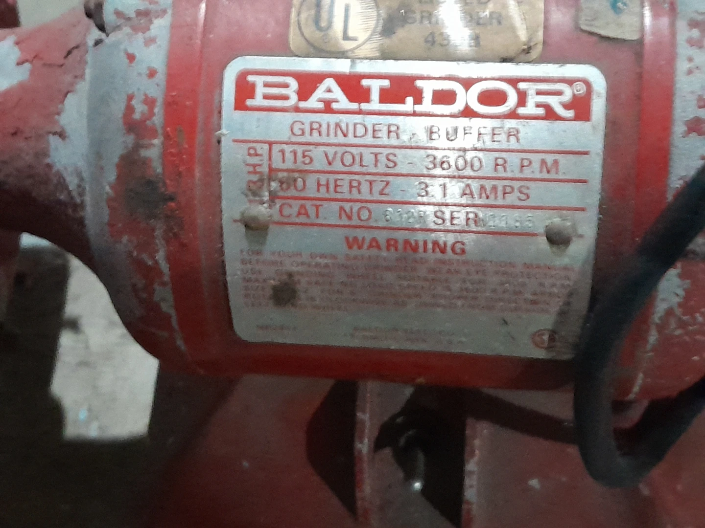 Baldor Grinder Buffer