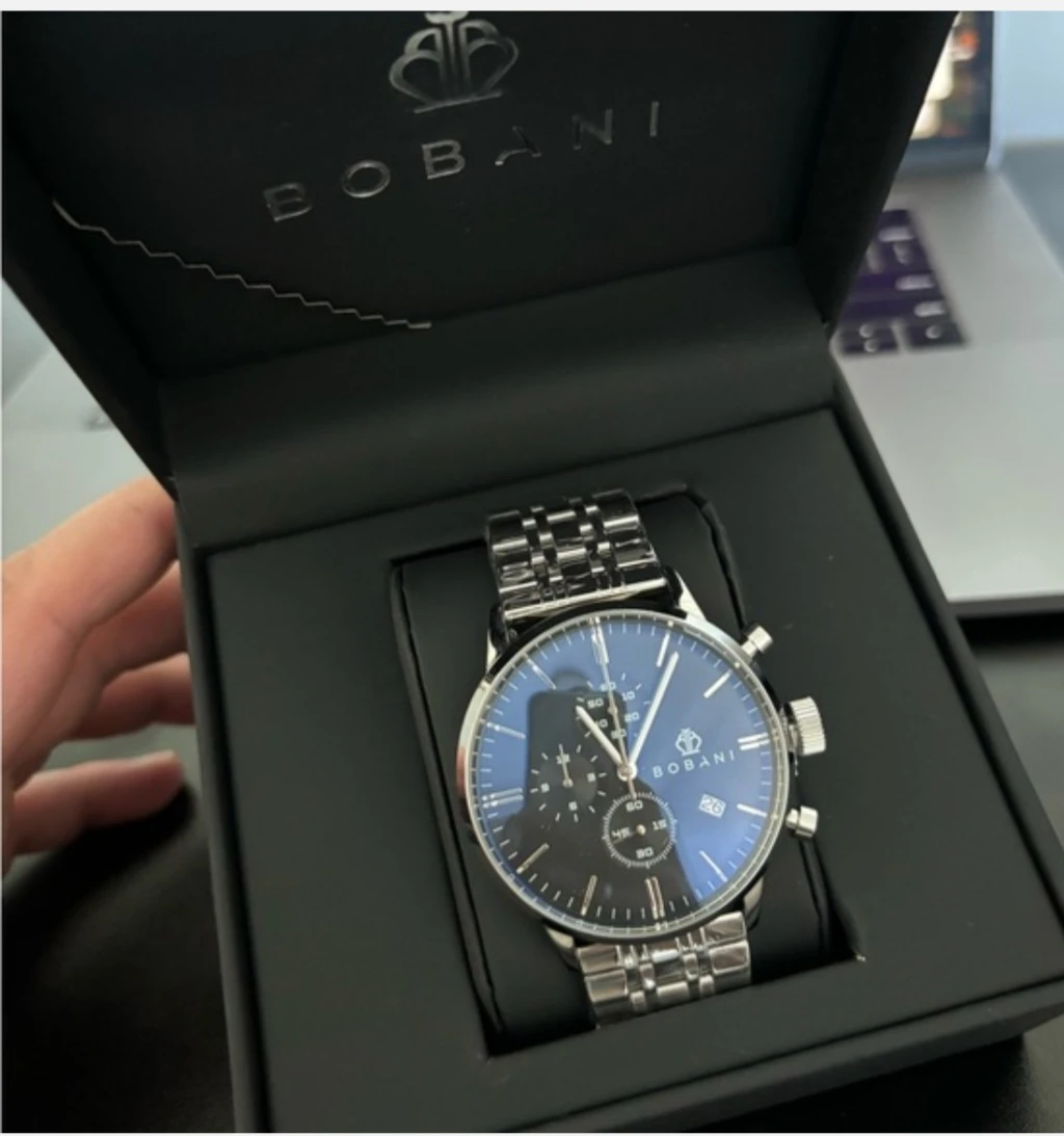 Father's day gift 🎁 Men's Brand new BOBANI steel Watch - photo 2