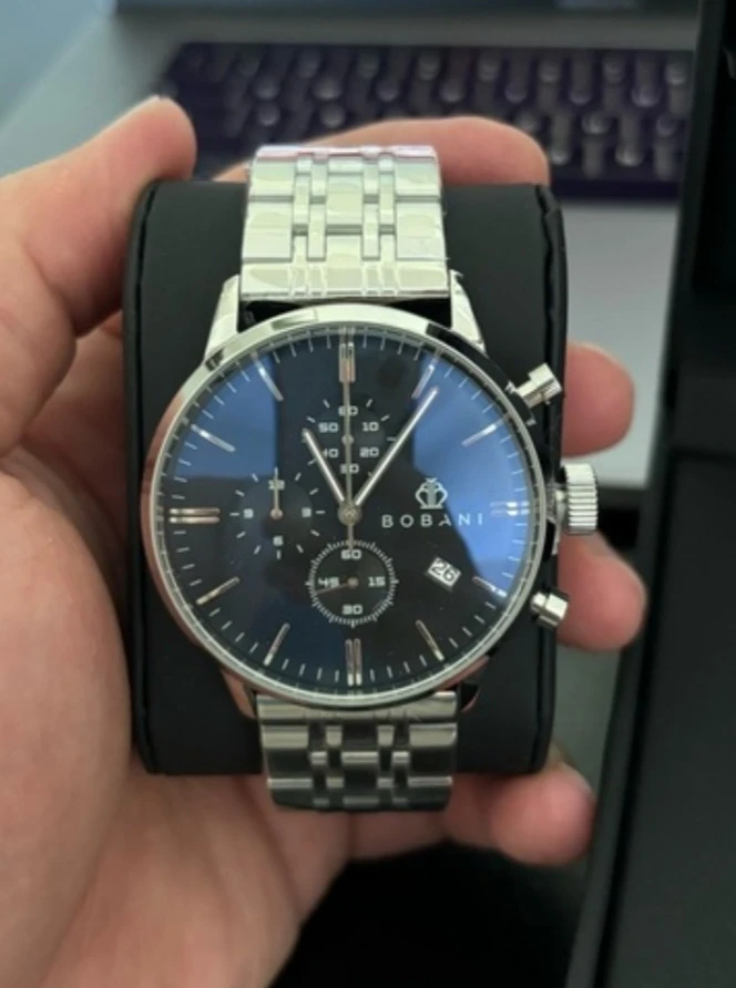 Father's day gift 🎁 Men's Brand new BOBANI steel Watch - photo 3
