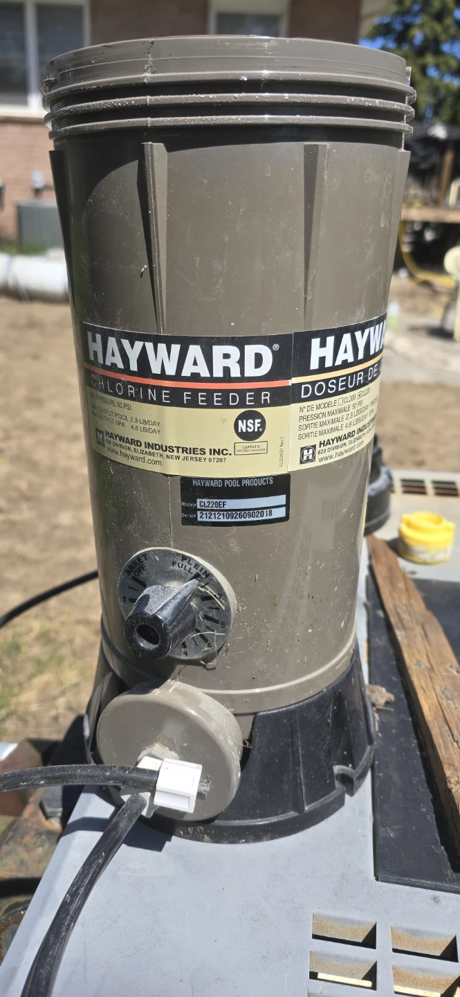 Hayward CL220EF Chlorine Feeder