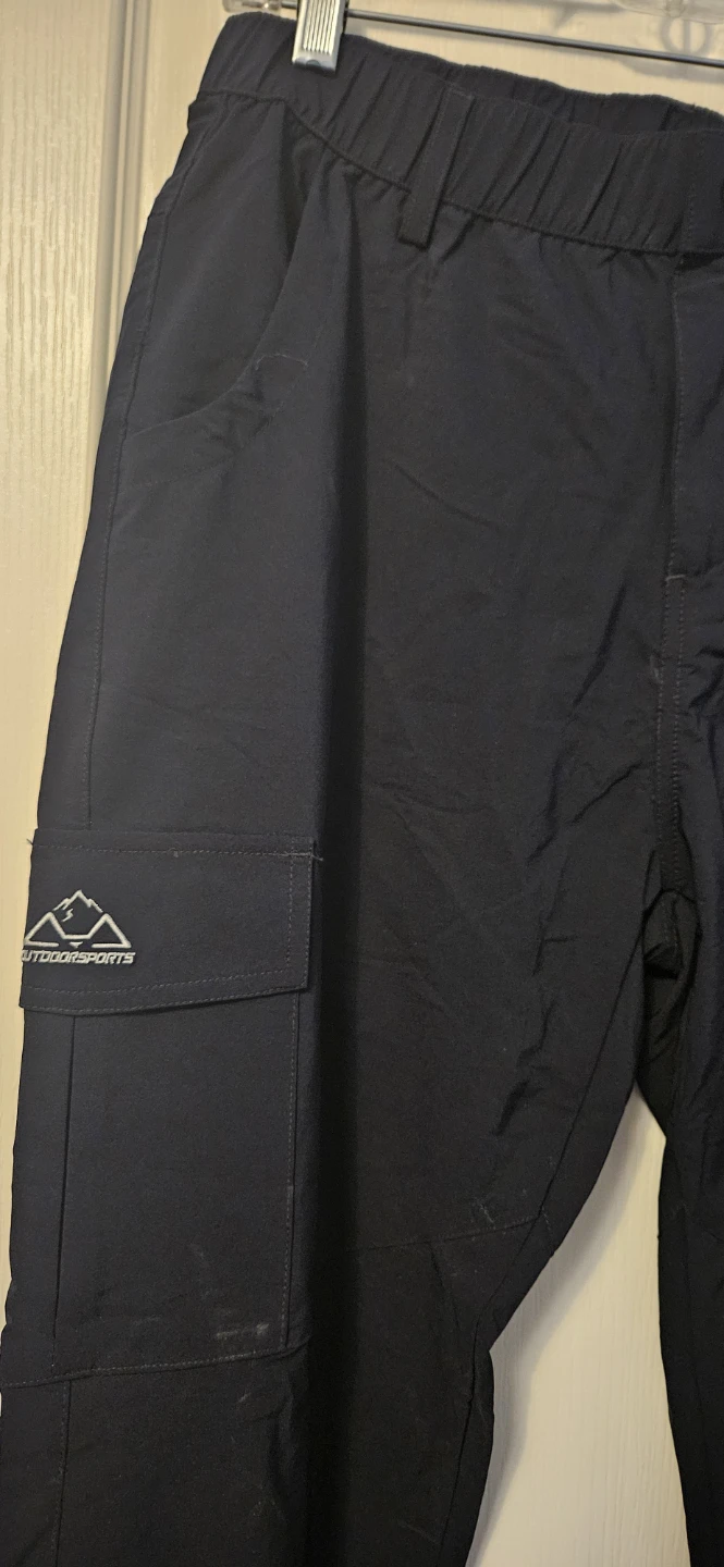 Outdoor Sports Black Cargo Pants Medium - photo 3