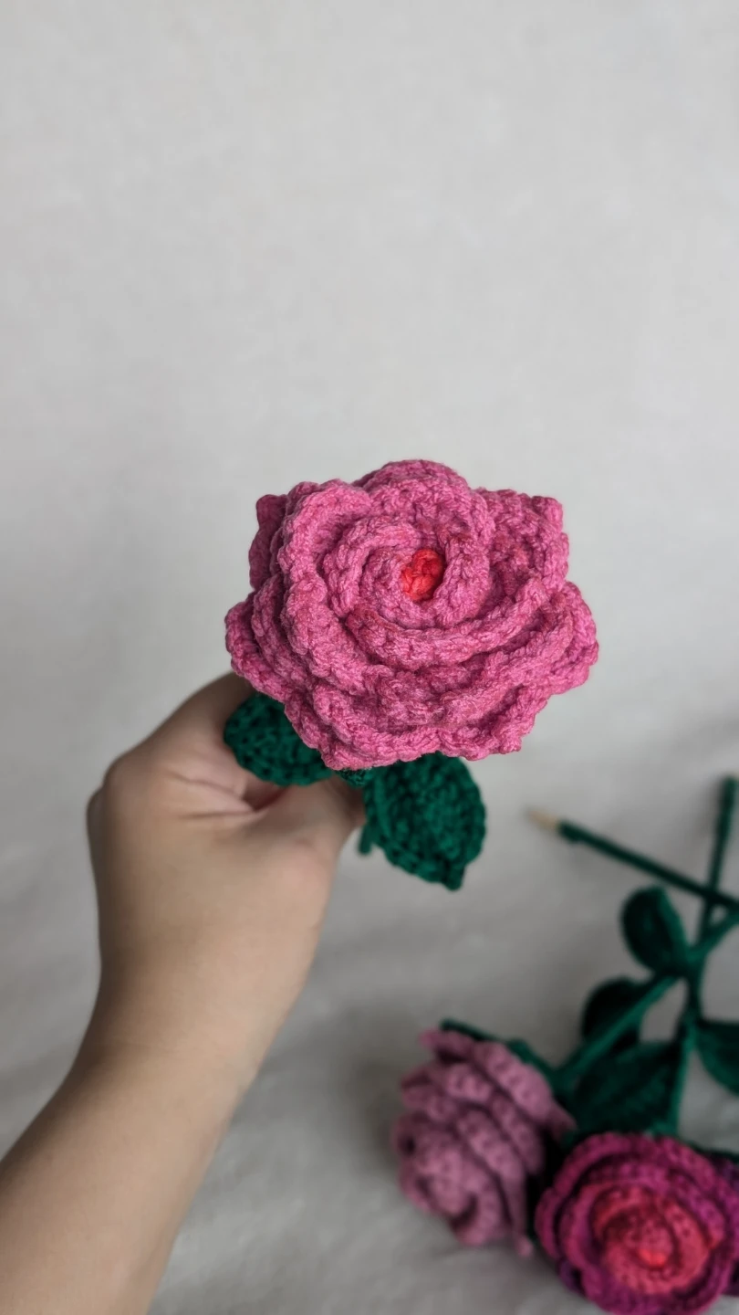Handmade Crochet Rose flowers - photo 3