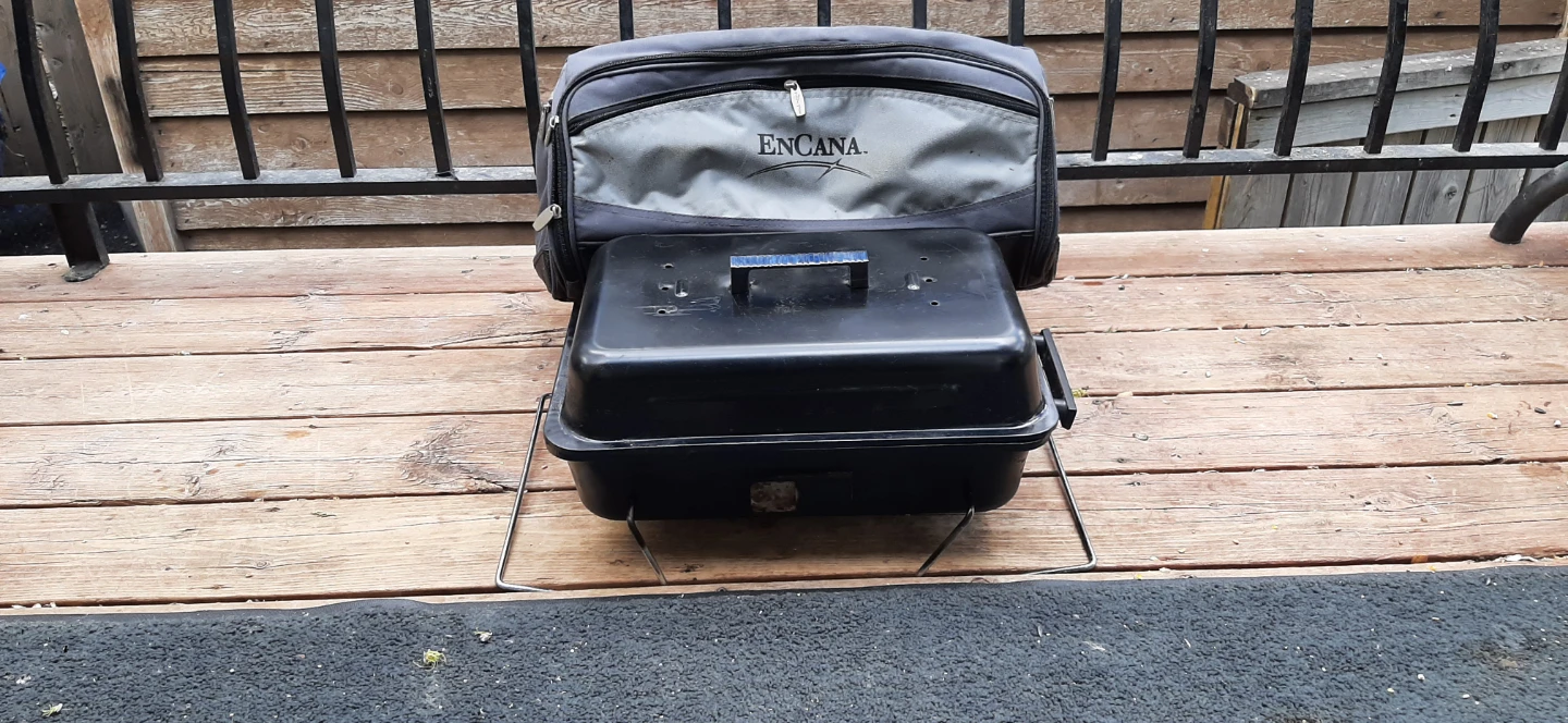 ENCANA Portable Charcoal Grill with Carrying Bag