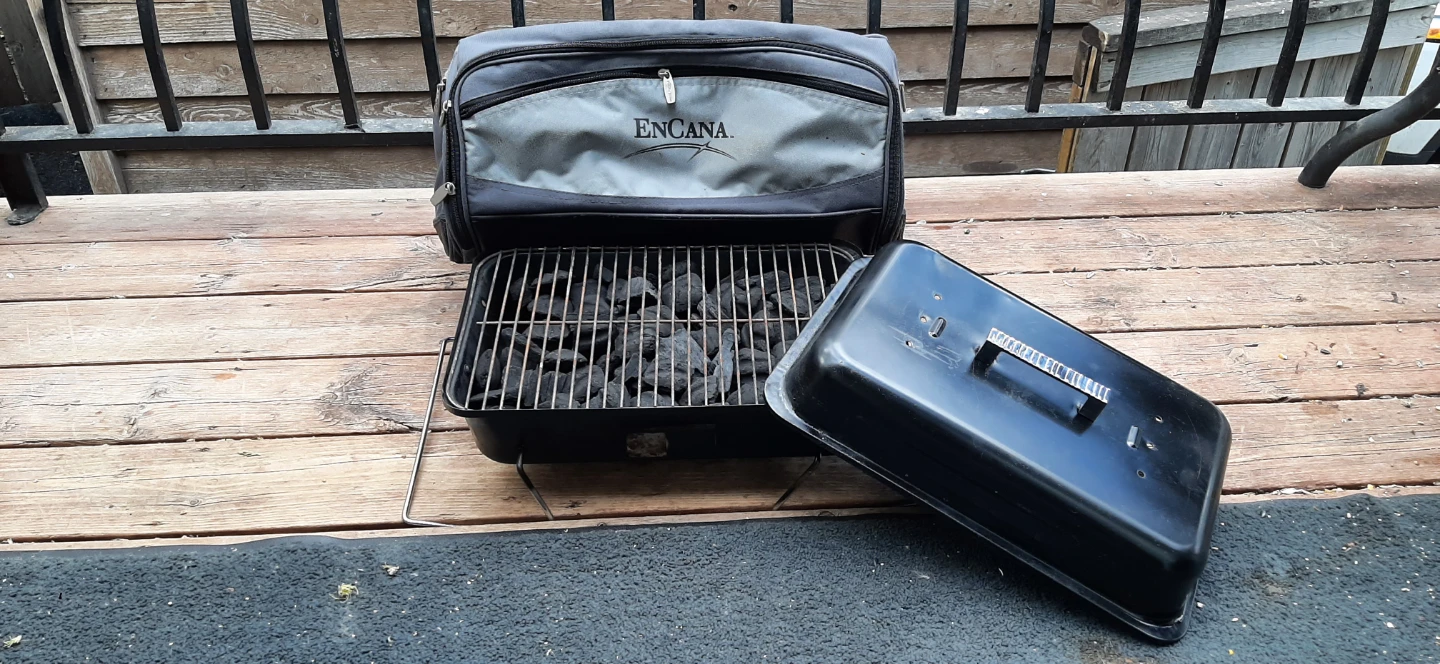 ENCANA Portable Charcoal Grill with Carrying Bag - photo 2