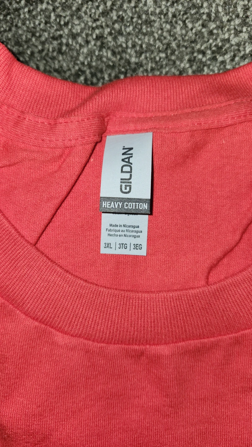 Gildan Heavy Cotton T-Shirts (3XL) - Red - photo 2