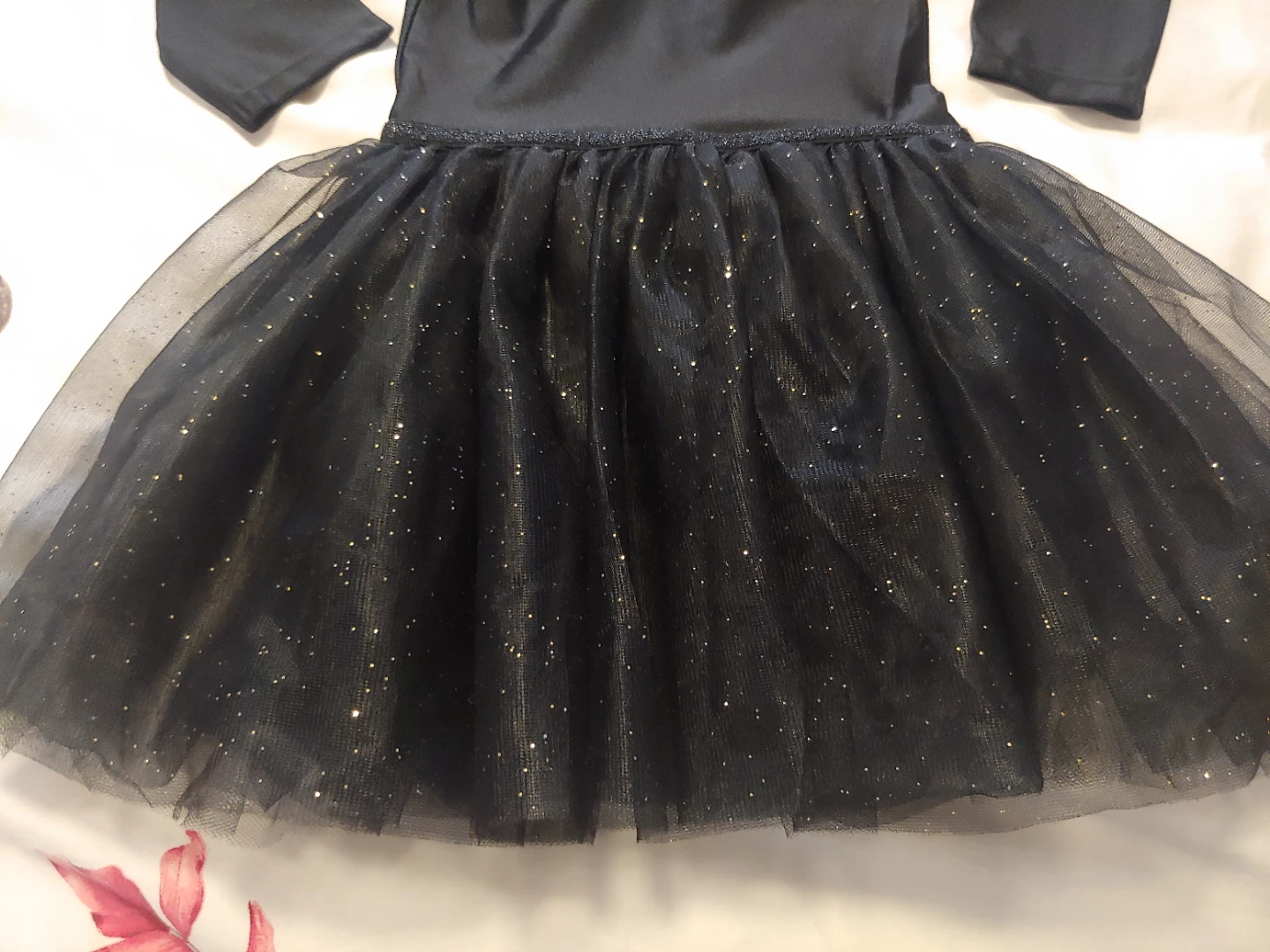 New H&M Black Tutu Leotard Dress with Sparkles - photo 4