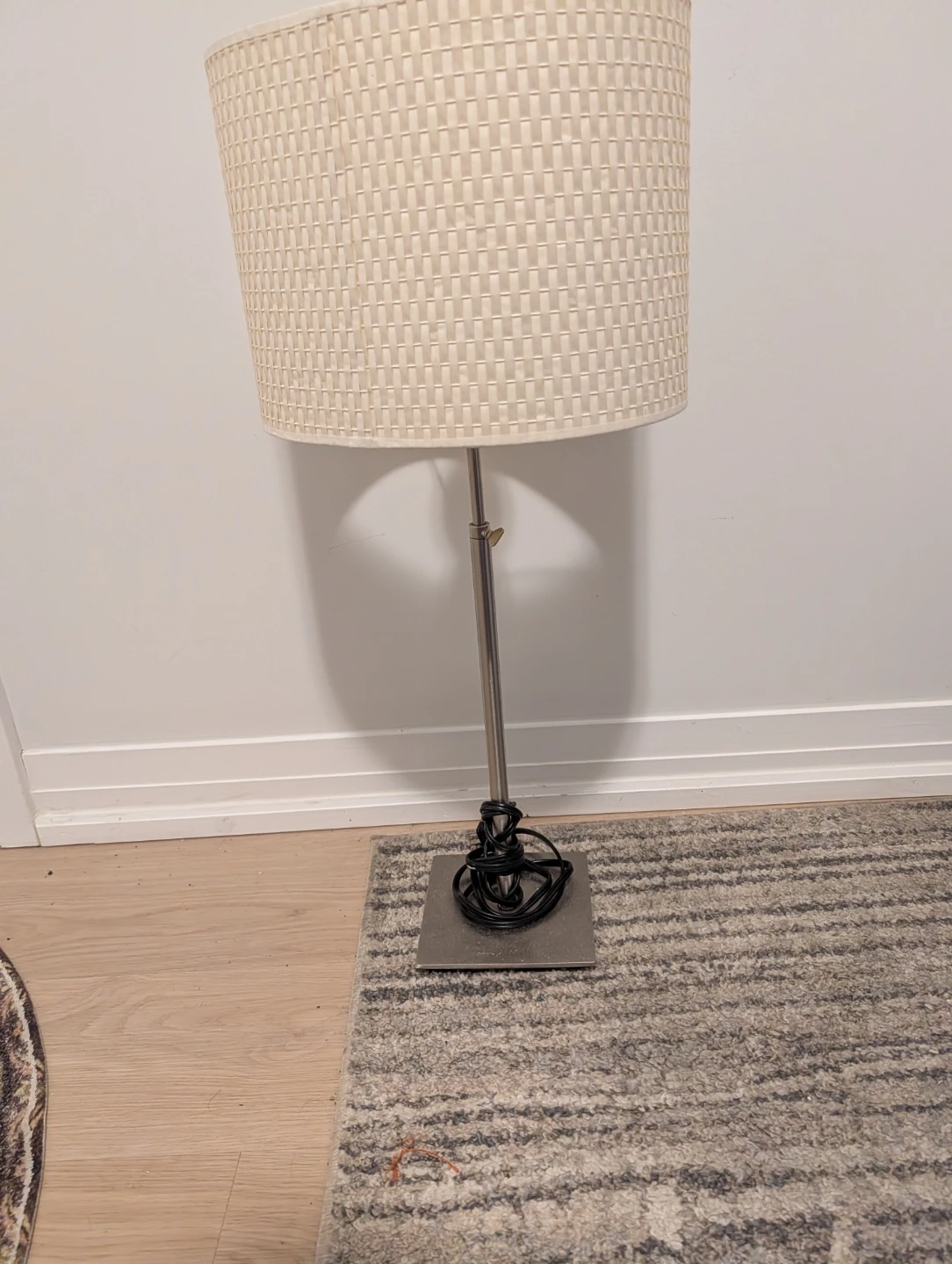 Standing Lamp with Textured Shade - photo 2