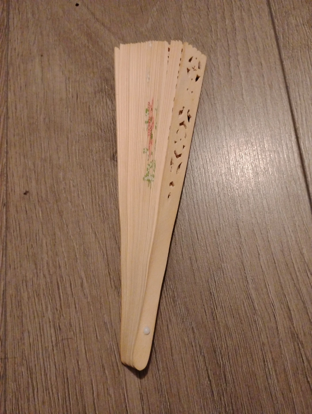 Folding Wood Fan - photo 3