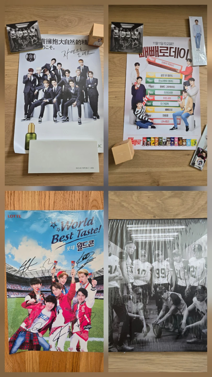 EXO Album Poster Love Me Righ K-Pop CD